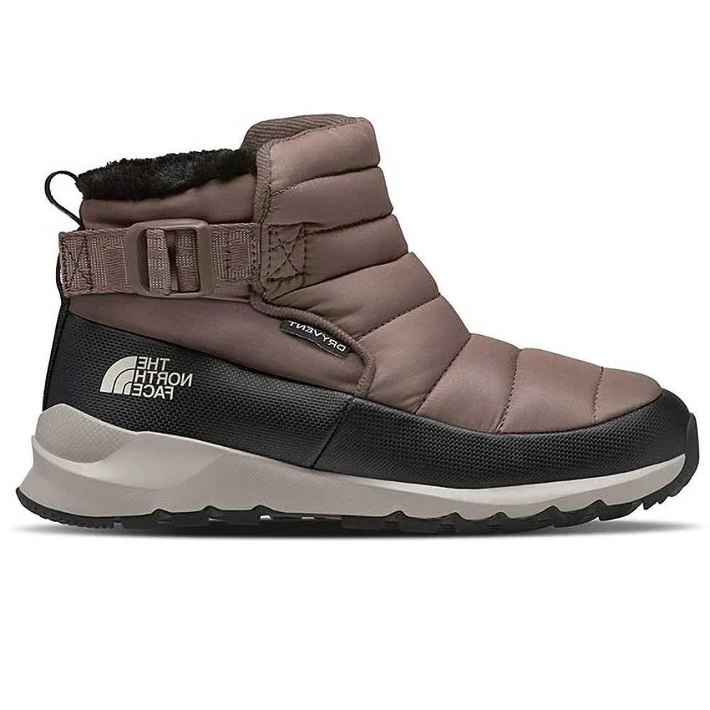 NORTH FACE Women's ThermoBall Pull On Waterproof Boot - Deep Taupe/TNF Black- Regular (B) 1 NORTH FACE Women's ThermoBall Pull On Waterproof Boot - Deep Taupe/TNF Black- Regular (B)