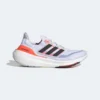 ADIDAS Men's Ultraboost Light Running Shoe - Ftwr White/Core Black/Solar Red - Regular (D)