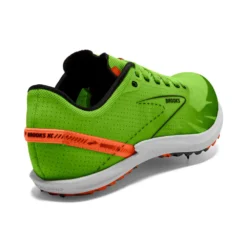 BROOKS Unisex Draft XC Spike - Green Grecko/Red Orange/White- Regular (D) -Nike Store 100039 308 H Draft XC
