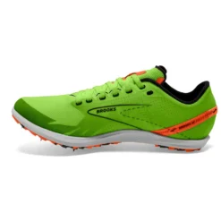 BROOKS Unisex Draft XC Spike - Green Grecko/Red Orange/White- Regular (D) -Nike Store 100039 308 M Draft XC