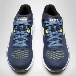 Diadora Men's Mythos Vortice 7 Running Shoe -Black Iris/White/Neon Yellow - Regular (D) -Nike Store 101.178060 C9803 50 HR 1