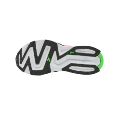 Diadora Women's Atomo V7000 Running Shoe - White/Green Fluo/Pink Fluo -Nike Store 101.179068 D0250 40 HR