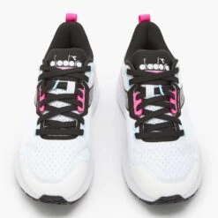 Diadora Women's Vigore 2 Running Shoe - White/Pink Fluo/Black - Regular (B) -Nike Store 101.179072 C6034 50 HR