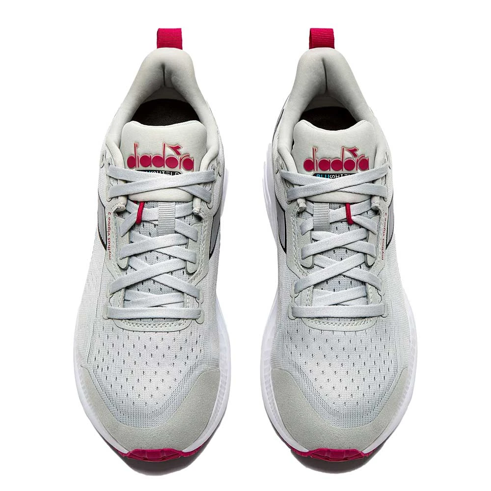 Diadora Women's Mythos Blushield Vigore 2 Running Shoe - Silver Dd/Blk/Rubine Red - Regular (B) 2 Diadora Women's Mythos Blushield Vigore 2 Running Shoe - Silver Dd/Blk/Rubine Red - Regular (B) - Image 2