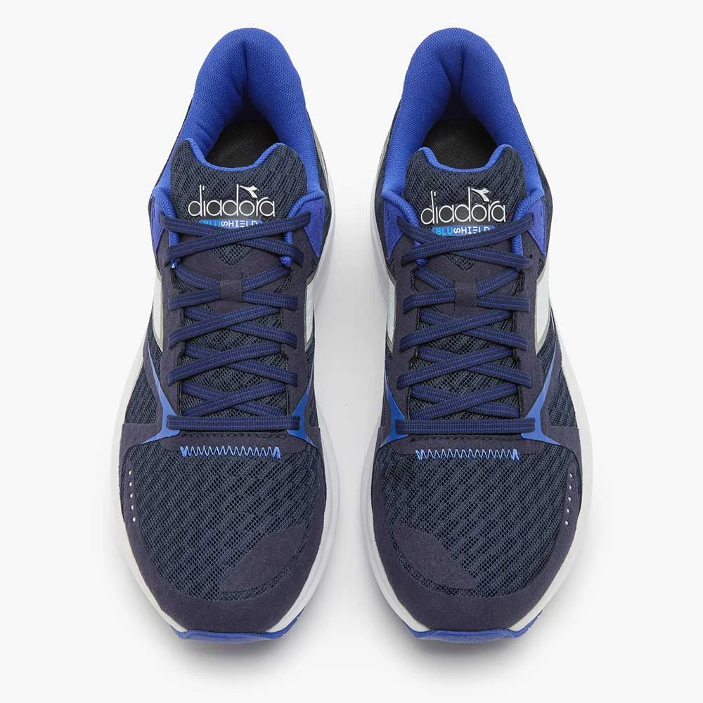 Diadora Men's Mythos Blushield Vortice 8 Running Shoe- Blue Corsair/White/Surf The Web - Regular (D) 5 Diadora Men's Mythos Blushield Vortice 8 Running Shoe- Blue Corsair/White/Surf The Web - Regular (D) - Image 5