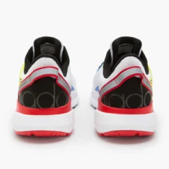 Diadora Men's Mythos Blushield Volo 3 Running Shoe- White/Black/Yellow Fluo - Regular (D) -Nike Store 101.179090 C0008 20 HR