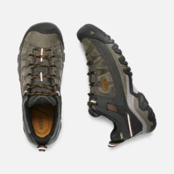 Keen Men's Targhee III Leather Waterproof Hiking Shoe - Black Olive/Golden Brown - Regular (D) -Nike Store 1017784 PLD PDP