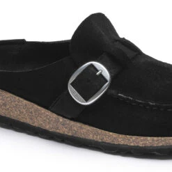 Birkenstock Women's Buckley Suede - Black- Medium/Narrow -Nike Store 1017826 detail 1 1