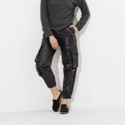 Birkenstock Women's Buckley Suede - Black- Medium/Narrow -Nike Store 1017826 f look f 1