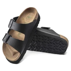Birkenstock Arizona Platform Vegan - Birko Flor Black- Medium/Narrow -Nike Store 1018520 sole