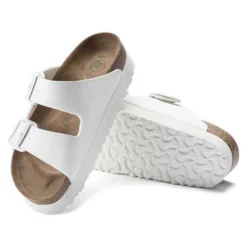 Birkenstock Arizona Platform Vegan - White- Medium/Narrow -Nike Store 1018581 sole