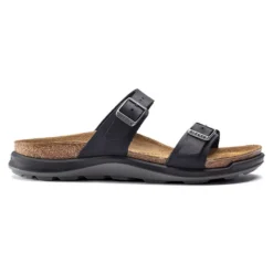 Birkenstock Women's Sierra Oiled Leather Sandal - Black - Regular/Wide -Nike Store 1018704 side
