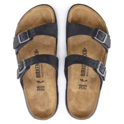 Birkenstock Women's Sierra Oiled Leather Sandal - Black - Regular/Wide -Nike Store 1018704 top