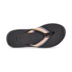 Teva Women's Voya Flip Sandal - Antiguous Black Multi- Regular (B) -Nike Store 1019040 ABML 5