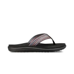 Teva Women's Voya Flip Sandal - Bar Street Multi Black- Regular (B)