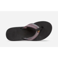 Teva Women's Voya Flip Sandal - Bar Street Multi Black- Regular (B) -Nike Store 1019040 W VoyaFlip BSMBL 6 grande e5a9ce24 c5bc 49a5 a970 9256696f79b2