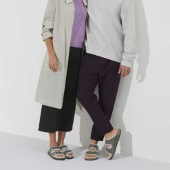 Birkenstock Arizona Shearling Sandals - Iron Natural- Medium/Narrow -Nike Store 1021067 detail 7