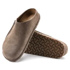 Birkenstock Women's Zermatt Suede Slipper - Gray Taupe - Medium/Narrow -Nike Store 1021318 sole