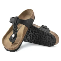 Birkenstock Gizeh Braid Suede Black Oil Leather- Regular/Wide 11 Birkenstock Gizeh Braid Suede Black Oil Leather- Regular/Wide -Nike Store 1021349 sole