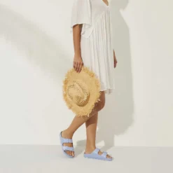 Birkenstock Arizona EVA Sandals - Dusty Blue- Medium/Narrow -Nike Store 1022308 f look f