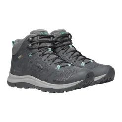 Keen Women's Terradora II Mid Waterproof Hiking Boot - Magnet/Ocean Wave - Regular (B) -Nike Store 1022353 PLA large