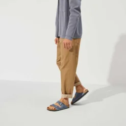 Birkenstock Arizona SFB Oil Leather Sandal - Dusty Blue - Regular/Wide 13 Birkenstock Arizona SFB Oil Leather Sandal - Dusty Blue - Regular/Wide -Nike Store 1022477 f look m