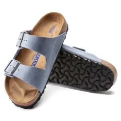 Birkenstock Arizona SFB Oil Leather Sandal - Dusty Blue - Regular/Wide 10 Birkenstock Arizona SFB Oil Leather Sandal - Dusty Blue - Regular/Wide -Nike Store 1022477 sole