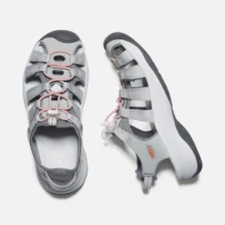 Keen Women's Astoria West Sandal - Grey/Coral- Regular (B) 8 Keen Women's Astoria West Sandal - Grey/Coral- Regular (B) -Nike Store 1023589 PLD PDP 1