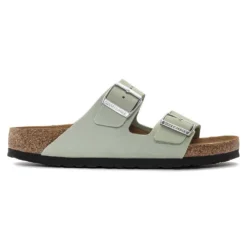 Birkenstock Women's Arizona Nubuck - Matcha- Medium/Narrow -Nike Store 1024116 side