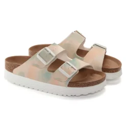 Birkenstock Women's Arizona Platform Sandal- Watercolor Pink- Medium/Narrow 12 Birkenstock Women's Arizona Platform Sandal- Watercolor Pink- Medium/Narrow -Nike Store 1024597 pair