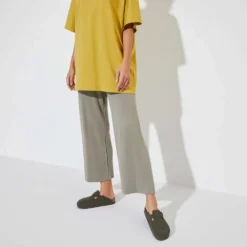 Birkenstock Women's Boston Suede Clog - Thyme - Regular -Nike Store 1024714 f look f