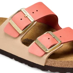 Birkenstock Women's Arizona Nubuck Sandal - Mars/Sandcastle - Regular (B) -Nike Store 1025757 detail 1
