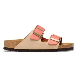 Birkenstock Women's Arizona Nubuck Sandal - Mars/Sandcastle - Regular (B) -Nike Store 1025757 side