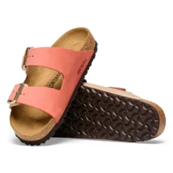 Birkenstock Women's Arizona Nubuck Sandal - Mars/Sandcastle - Regular (B) -Nike Store 1025757 sole
