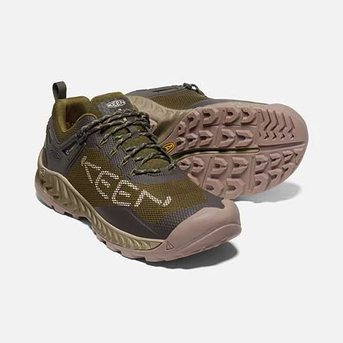 Keen Men's NXIS Evo WP Hiking Shoe - Dark Olive/Black Olive - Regular (D) 5 Keen Men's NXIS Evo WP Hiking Shoe - Dark Olive/Black Olive - Regular (D) - Image 5