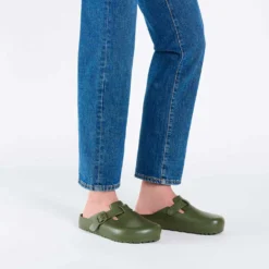 Birkenstock Women's Boston EVA Clog - Khaki - Medium/Narrow (B) -Nike Store 1026215 f look m