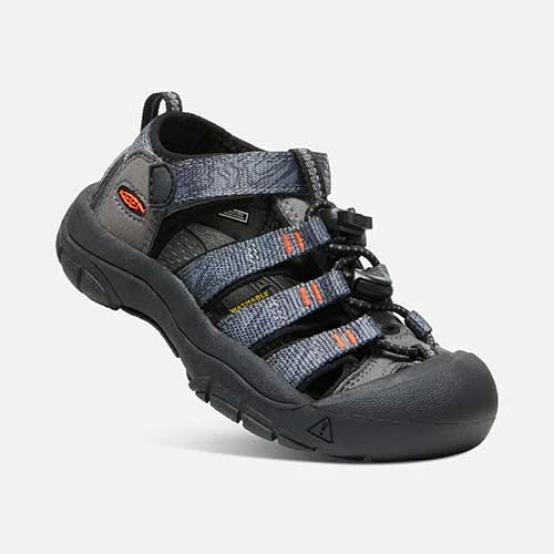 Keen Little Kids' Newport H2 Sandal - Steel Grey/Black 2 Keen Little Kids' Newport H2 Sandal - Steel Grey/Black - Image 2