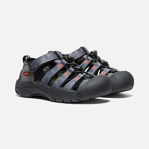 Keen Little Kids' Newport H2 Sandal - Steel Grey/Black 3 Keen Little Kids' Newport H2 Sandal - Steel Grey/Black - Image 3