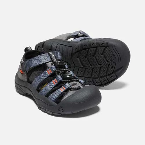 Keen Little Kids' Newport H2 Sandal - Steel Grey/Black 6 Keen Little Kids' Newport H2 Sandal - Steel Grey/Black - Image 6