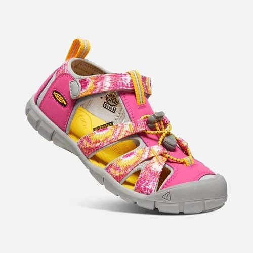 Little Kids' Seacamp II CNX Sandal - Multi/Keen Yellow 2 Little Kids' Seacamp II CNX Sandal - Multi/Keen Yellow - Image 2