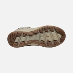 Keen Women's Terradora Flex Mid WP Hiking Boot - Plaza Taupe/Windsor Wine - Regular (B) -Nike Store 1026878 OS PDP