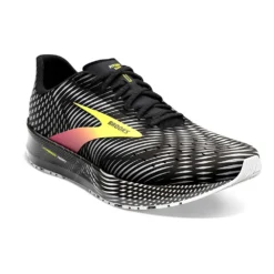 BROOKS Men's Hyperion Tempo Running Shoe - Black/Pink/Yellow - Regular (D) -Nike Store 110339 074 A Hyperion Tempo 1