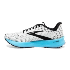 BROOKS Men's Hyperion Tempo Running Shoe - White/Black/Iced Aqua - Regular (D) -Nike Store 110339 129 M Hyperion Tempo