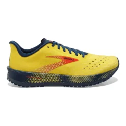BROOKS Men's Hyperion Tempo Running Shoe- Maize/Titan/Cherry Tomato - Regular (D)