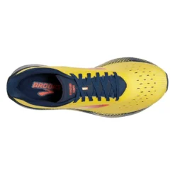 BROOKS Men's Hyperion Tempo Running Shoe- Maize/Titan/Cherry Tomato - Regular (D) -Nike Store 110339 767 O Hyperion Tempo