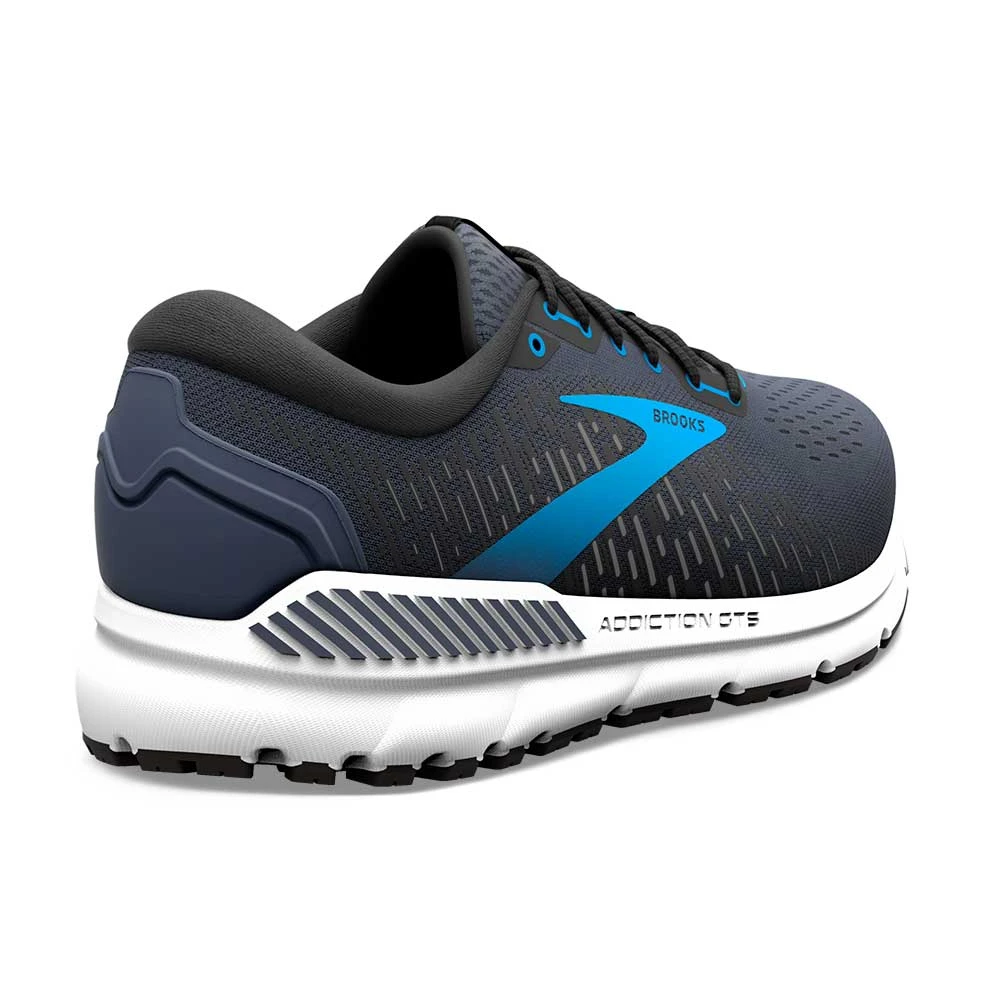 BROOKS Men's Addiction GTS 15 Running Shoe- India Ink/Black/Blue- Narrow (B) 4 BROOKS Men's Addiction GTS 15 Running Shoe- India Ink/Black/Blue- Narrow (B) - Image 4