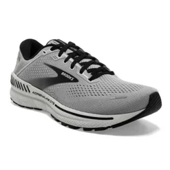 BROOKS Men's Adrenaline GTS 22 Running Shoe- Alloy/Grey/Black - Wide (2E) -Nike Store 110366 012 A Adrenaline GTS 22 2