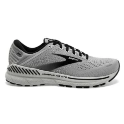 BROOKS Men's Adrenaline GTS 22 Running Shoe - Alloy/Grey/Black- Narrow (B)