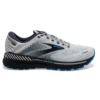 BROOKS Men's Adrenaline GTS 22 Running Shoe- Oyster/India Ink/Blue- Regular (D)