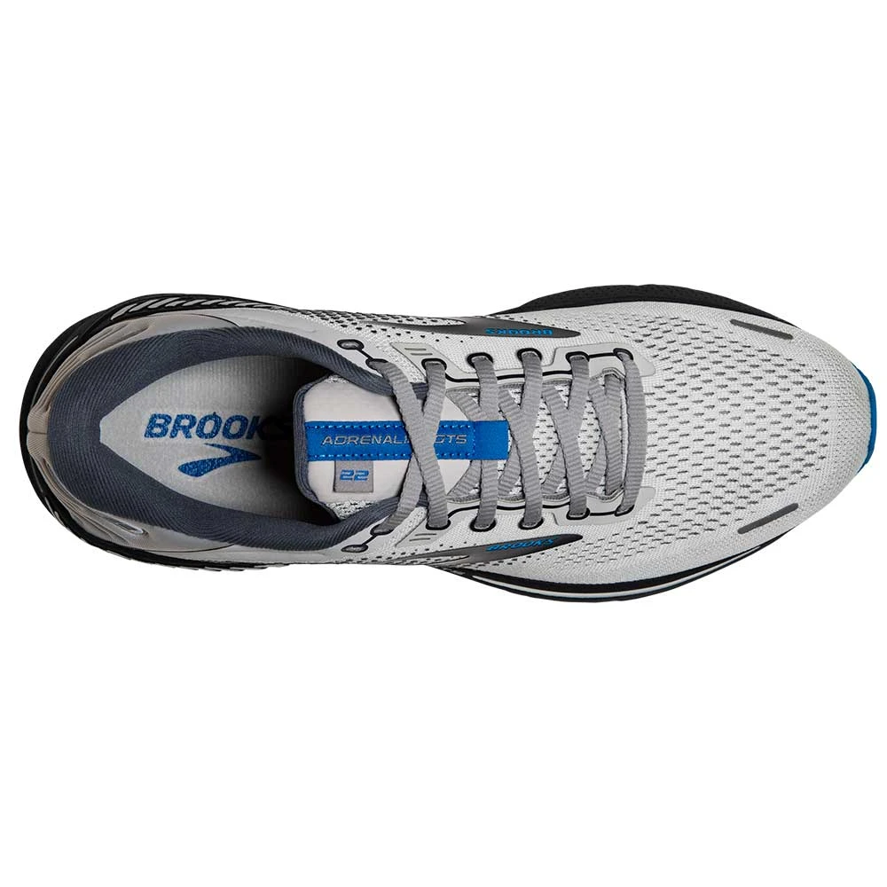 BROOKS Men's Adrenaline GTS 22 Running Shoe- Oyster/India Ink/Blue- Regular (D) 5 BROOKS Men's Adrenaline GTS 22 Running Shoe- Oyster/India Ink/Blue- Regular (D) - Image 5